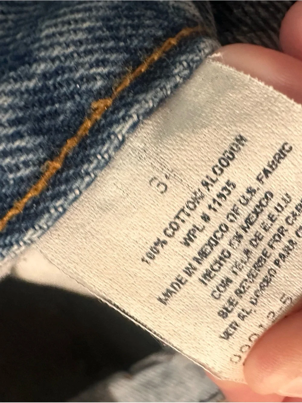 Vintage Arizona Light Blue Denim Men's Shorts